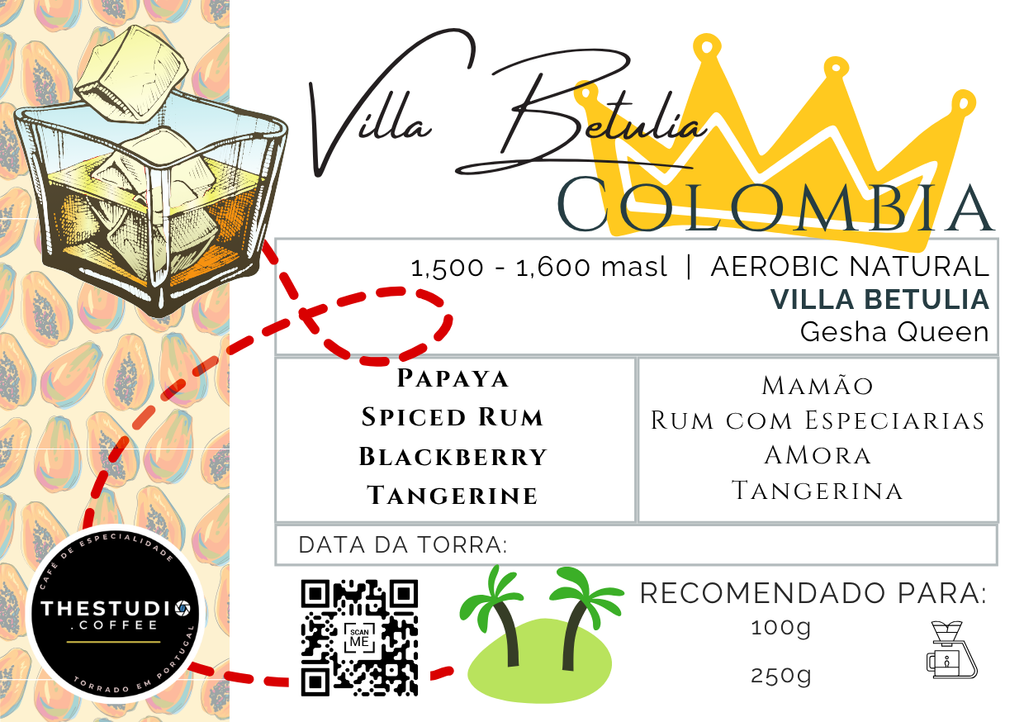 Colombia - Villa Betulia Gesha Queen– The Studio Coffee