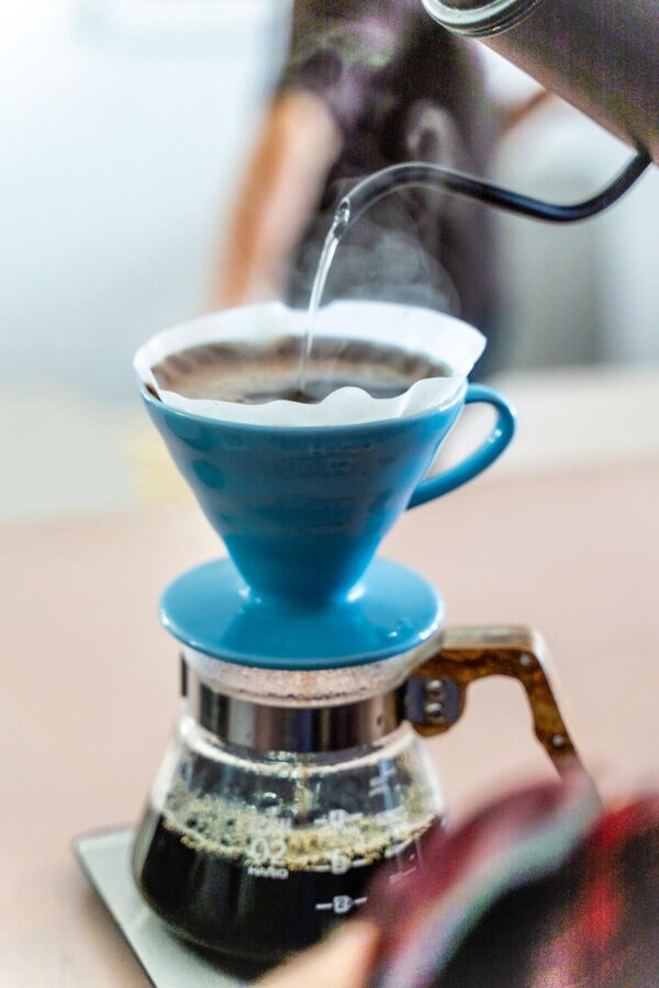 V60 Pour Over with specialty coffee